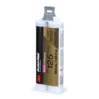 3M Scotch-Weld Epoxy Adhesive DP125, Gray, 48.5 mL Duo-Pak