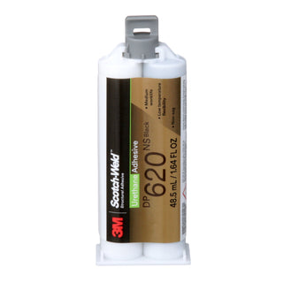 3M Scotch-Weld Urethane Adhesive DP620NS, Black, 48.5 mL Duo-Pak