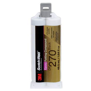 3M Scotch-Weld Epoxy Potting Compound DP270, Black, 48.5mL Duo-Pak