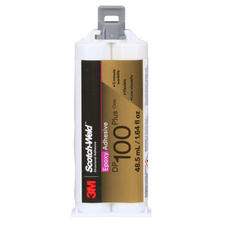 3M Scotch-Weld Epoxy Adhesive DP100 Plus, Clear, 48.5 mL Duo-Pak