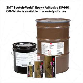 3M Scotch-Weld Epoxy Adhesive DP460, Off-White, 50 mL Duo-Pak