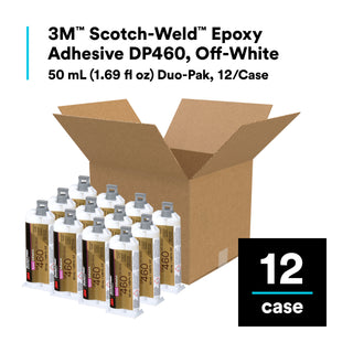 3M Scotch-Weld Epoxy Adhesive DP460, Off-White, 50 mL Duo-Pak