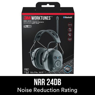 3M WorkTunes Connect + AM/FM Hearing Protector with Bluetooth®Technology