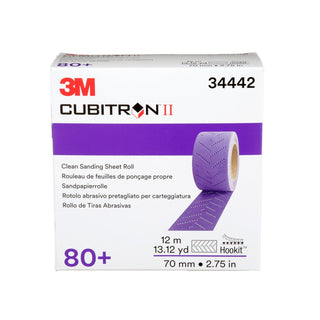 3M Cubitron II Hookit Clean Sanding Sheet Roll, 34442, 80+ grade, 70
mm x 12 m