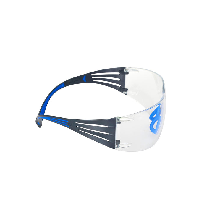 3M SecureFit Safety Glasses SF401SGAF-BLU, Blue/Gray