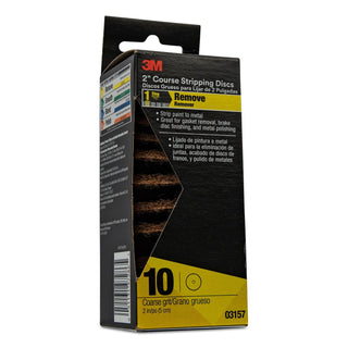 3M Stripping Disc, 03157, 2 in, Coarse, 10 per pack