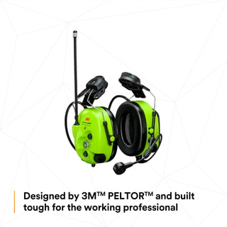 3M PELTOR WS LiteCom Pro III Headset MT73H7P3E4D10NA GB, BrightYellow