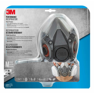 3M Performance Reusable Paint Project Respirator OV/P95, 6211P1-DC,Size Medium