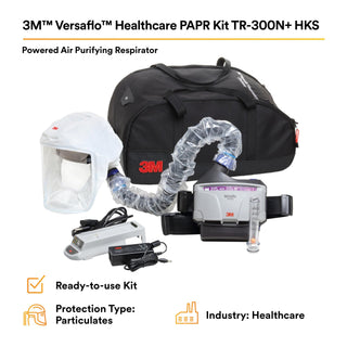 3M Versaflo Healthcare PAPR Kit TR-300N+ HKS, Small - Medium 1 EA/Case