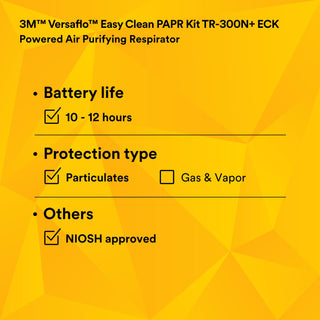 3M Versaflo Easy Clean PAPR Kit TR-300N+ ECK 1 EA/Case