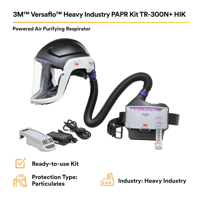 3M Versaflo Heavy Industry PAPR Kit TR-300N+ HIK 1 EA/Case