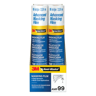 3M Hand-Masker Advanced Masking Film, AMF99-8C, 99 in x 90 ft x .35mil