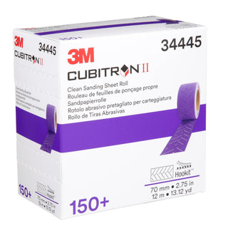 3M Cubitron II Hookit Clean Sanding Sheet Roll, 34445, 150+ grade, 70
mm x 12 m