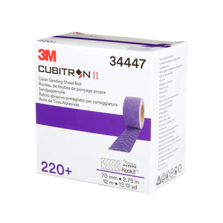 3M Cubitron II Hookit Clean Sanding Sheet Roll, 34447, 220+ grade, 70
mm x 12 m