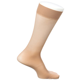 FUTURO Ultra Sheer Knee Highs for Women, 71014NEN, Medium, Nude