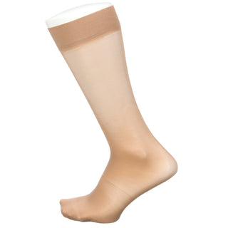 FUTURO Ultra Sheer Knee Highs for Women, 71014NEN, Medium, Nude