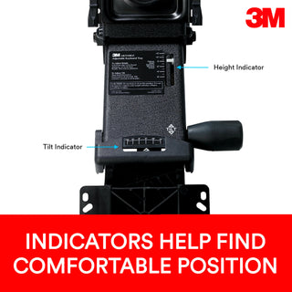 3M Sit/Stand Easy Adjust Keyboard Tray with Adjustable Keyboard andMouse