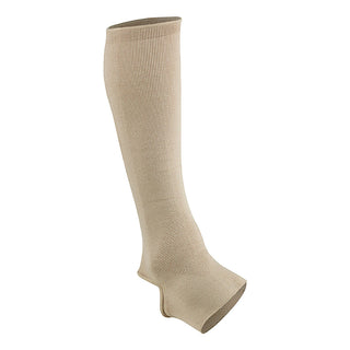 FUTURO Open Toe Knee Length Stockings, 71050EN, Large, Beige