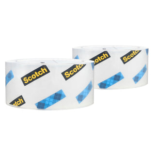 Scotch® Packaging Tape, 3850-2-ST, 1.88 in x 54.6 yd (48 mm x 50 m)