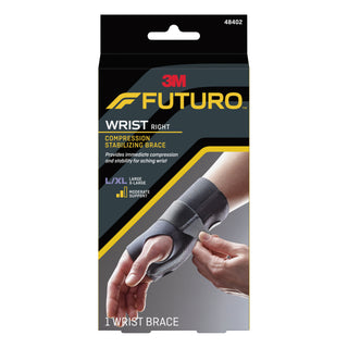 FUTURO Compression Stabilizing Wrist Brace, 48402ENR, Right Hand