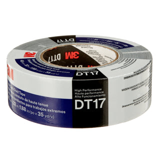 3M Super Duty Duct Tape DT17, Black, 48 mm x 32 m, 17 mil, 24Roll/Case