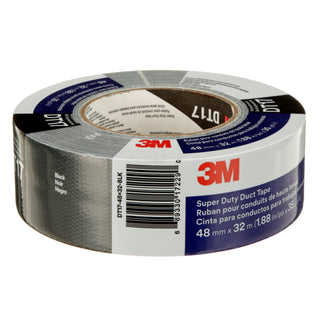 3M Super Duty Duct Tape DT17, Black, 48 mm x 32 m, 17 mil, 24Roll/Case