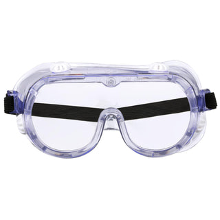 3M Goggle Chemical Splash, 91252H1-DC-14, Black Strap, Clear Lens