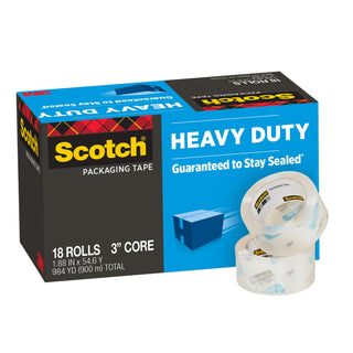 Scotch® Heavy Duty Shipping Packaging Tape, 3850-18CP, 1.88 in x 54.6 yd