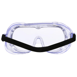 3M Goggle Chemical Splash, 91252P1-DC, Black Strap, Clear Lens