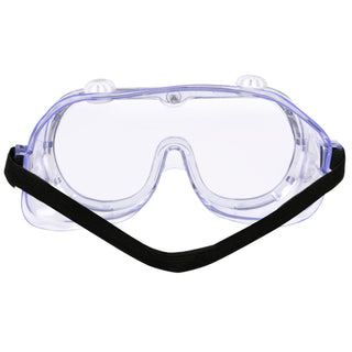 3M Goggle Chemical Splash, 91252P1-DC, Black Strap, Clear Lens