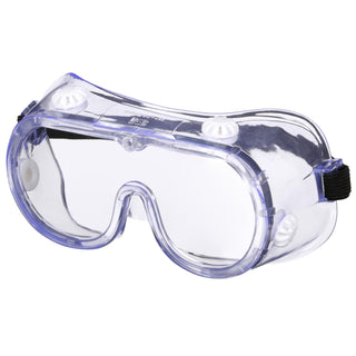 3M Goggle Chemical Splash, 91252P1-DC, Black Strap, Clear Lens