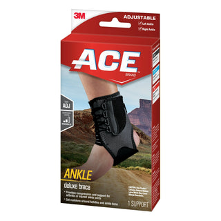 ACE Deluxe Ankle Brace 207736, One Size Adjustable