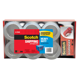 Scotch® Packaging Tape Heavy Duty Shipping, 3850-12-DP3, 1.88 in x 54.6yd