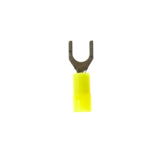 3M Nylon Insulated Brazed Seam Standard Fork Terminal, 30-4-WN