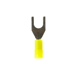 3M Nylon Insulated Brazed Seam Standard Fork Terminal, 30-6-WN