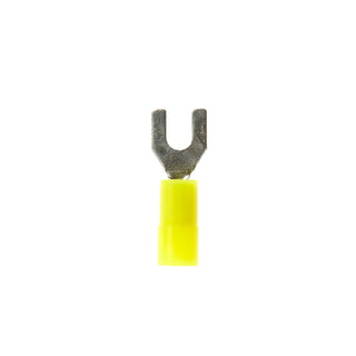 3M Nylon Insulated Brazed Seam Standard Fork Terminal, 30-2-WN-A