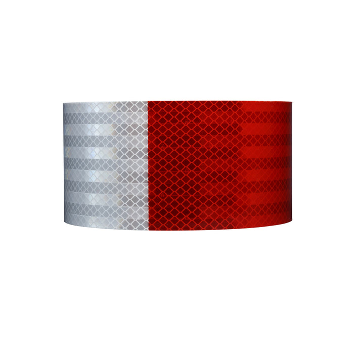 3M Reflective Gate Arm Markings GA1616, Red/White, 4 in x 50 yd