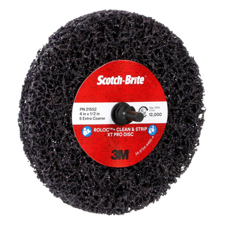 Scotch-Brite Roloc+ Clean and Strip XT Pro Disc, XO-ZR+, SiC Extra Coarse, TR+