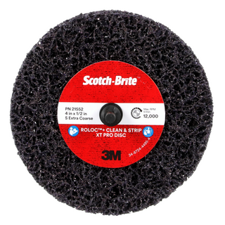 Scotch-Brite Roloc+ Clean and Strip XT Pro Disc, XO-ZR+, SiC Extra Coarse, TR+