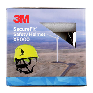 3M SecureFit Safety Helmet, X5001X-ANSI,  White, 1Ea/Box