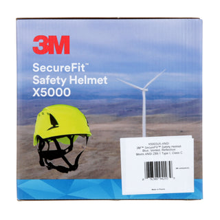 3M SecureFit Safety Helmet, X5003VX-ANSI,  Blue, vented, 1Ea/Box