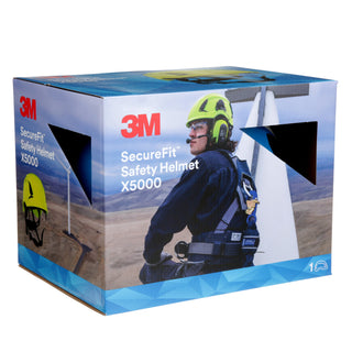 3M SecureFit Safety Helmet, X5003VX-ANSI,  Blue, vented, 1Ea/Box