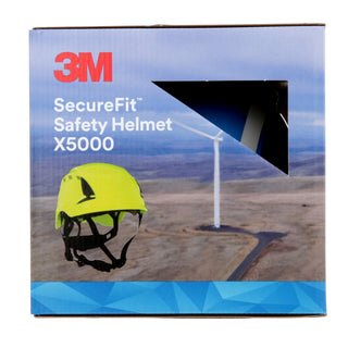 3M SecureFit Safety Helmet, X5003VX-ANSI,  Blue, vented, 1Ea/Box