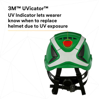 3M SecureFit Safety Helmet, X5004VX-ANSI,  Green, vented, 1Ea/Box