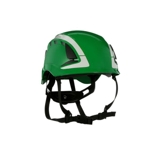 3M SecureFit Safety Helmet, X5004VX-ANSI,  Green, vented, 1Ea/Box