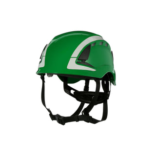 3M SecureFit Safety Helmet, X5004VX-ANSI,  Green, vented, 1Ea/Box