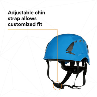 3M SecureFit Safety Helmet, X5003V-ANSI,  Blue, vented