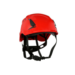 3M SecureFit Safety Helmet, X5005V-ANSI,  Red, vented