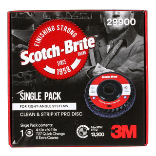 Scotch-Brite Clean and Strip XT Pro Disc, XO-DC, SiC Extra Coarse,
Purple