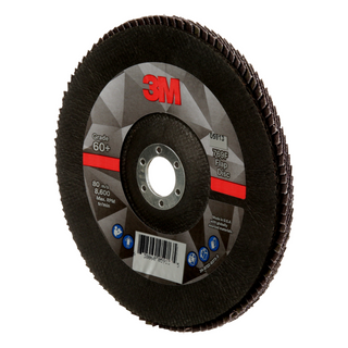 3M Flap Disc 769F, 60+, T29, 7 in x 7/8 in